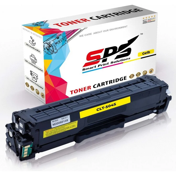 SPS Tonerkartusche CLT-Y504S Gelb, kompatibel für Samsung Xpress SL-C1860FW, 1800 Seitenreichweite (1er Pack)