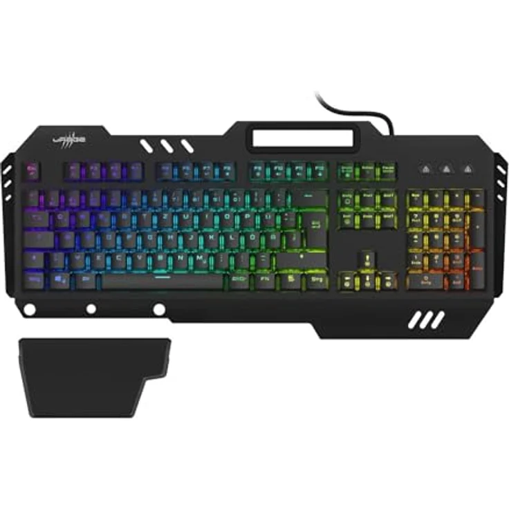 uRage Gaming-Keyboard Exodus 800 Mechanical, mechanische Tastatur, Outemu Blue Switches, 50 Mio. Anschläge, Full Anti-Ghosting mit N-Tasten-Rollover, in Schwarz – Bild 2