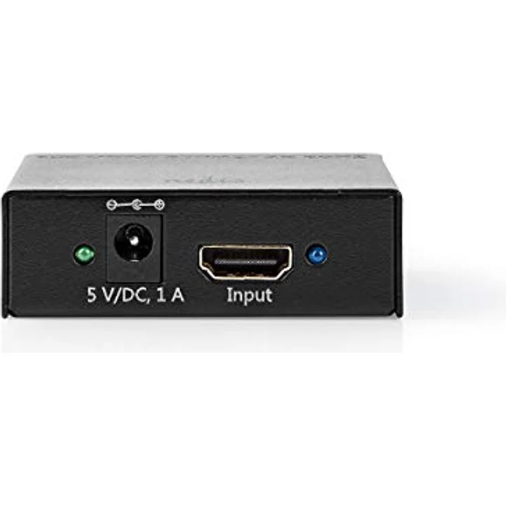 HDMI T Splitter | 2-Port Port(s) | HDMIT Eingang | 2X HDMIT Ausgang | 4K@60Hz | 18 Gbps | Metall | Anthrazit – Bild 4