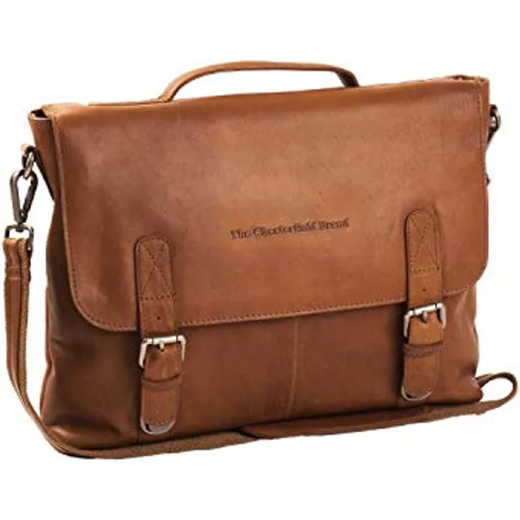 The Chesterfield Brand Jules -laukku 13" kannettavalle tietokoneelle, konjakki (15"), Notebooktasche
