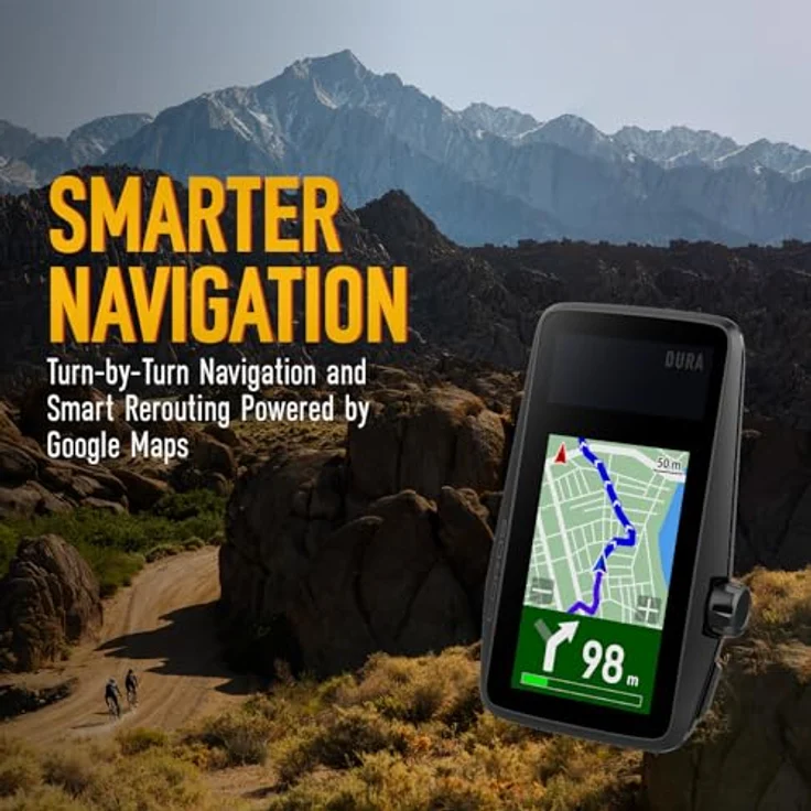 COROS DURA Solar GPS Fahrradcomputer, 120 Stunden Akkulaufzeit, 2,7” MIP Farb-Touchscreen, Turn-by-Turn Navigation, Strava – Bild 5