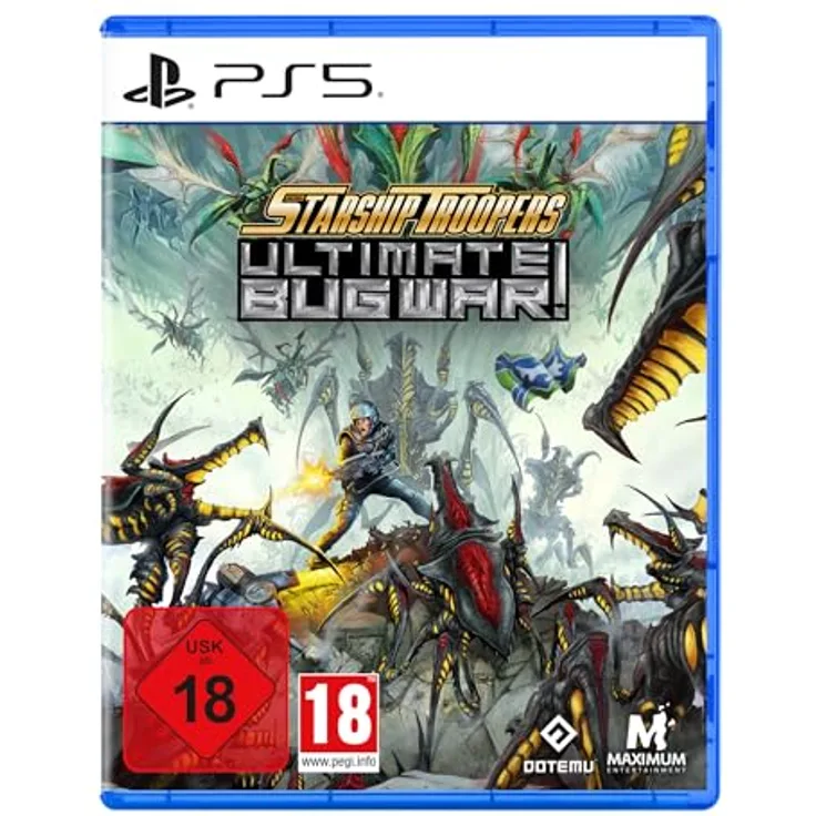Maximum Entertainment Starship Troopers: Ultimate Bugwar – PS5-Spiel mit mehr als 30 Waffen, Originalgeschichte und FMV mit Johnny Rico