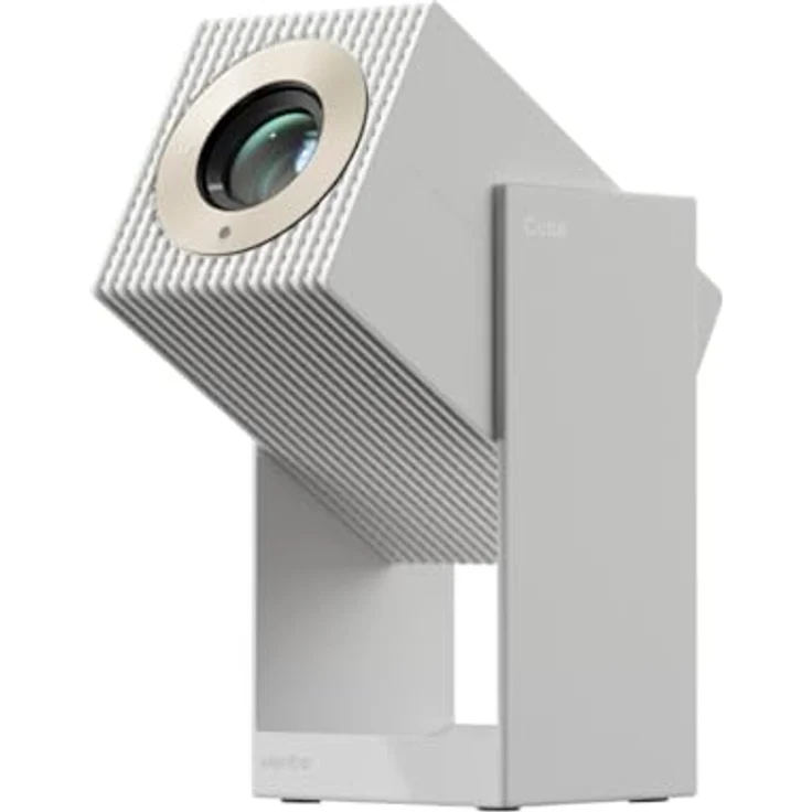 Wanbo Cube 2 Pro, Weiß Projektor mit 500 ANSI Lumen, Android TV 11 und Full HD, Gimbal-Funktion – Bild 1