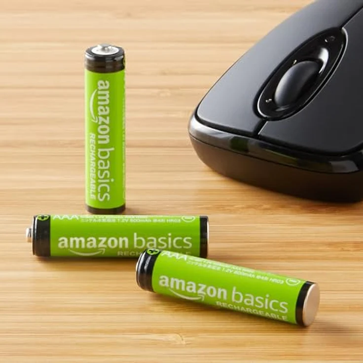 AmazonBasics AAA-Batterien, wiederaufladbar, vorgeladen, 8 Stück (Aussehen kann variieren) – Bild 6