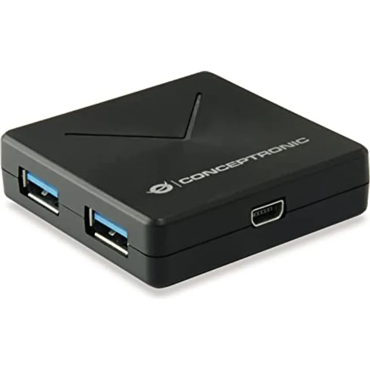 Conceptronic HUBBIES02B 4-Port-USB 3.0-Hub