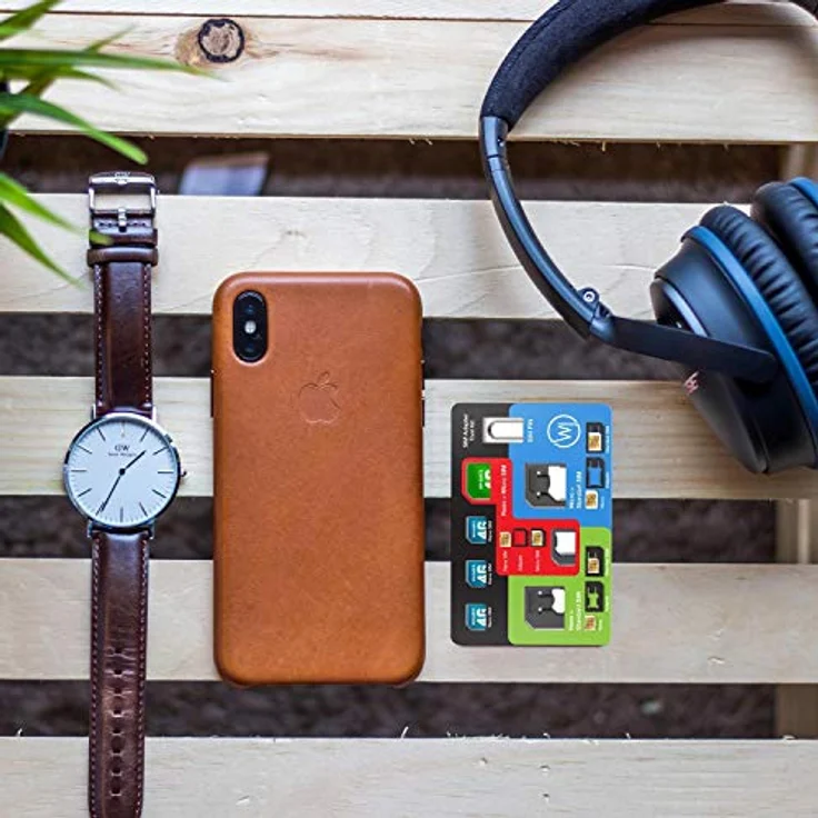 Wicked Chili 8in1 Multi Sim-Card Tool für alle Sim-Karte, mit 3 SIM-Adaptern, Aufbewahrungsfach für 3 Nano und 1 Micro SIM-Karte und SIM-Nadel, Travel Kit im Kreditkartenformat – Bild 4