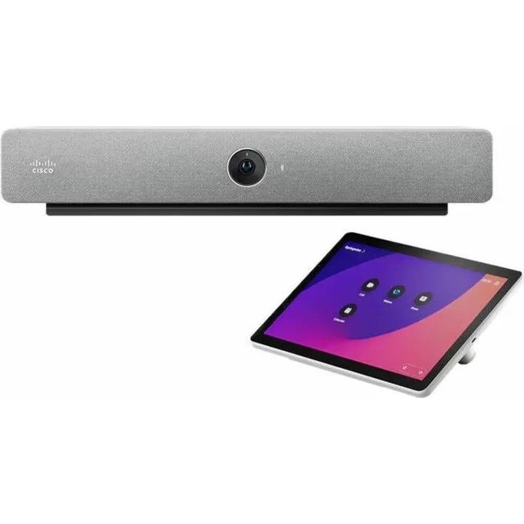Cisco CS-BAR-L-UK9, Gruppen-Videokonferenzsystem mit 12 MP CMOS, 4K Ultra HD, 5x Zoom, Grau