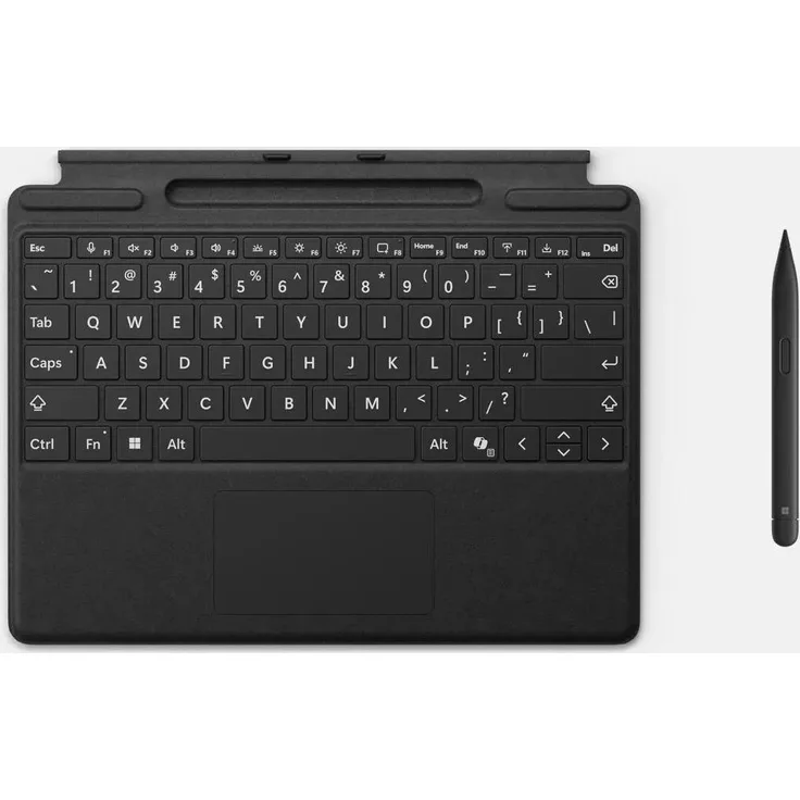 Microsoft Surface Pro Flex Keyboard mit Slim Pen 2, QWERTZ-Layout, Bluetooth, Schwarz AT/DE
