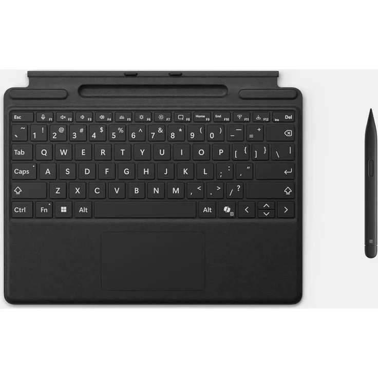 Microsoft Surface Pro Flex Keyboard mit Slim Pen 2, QWERTZ-Layout, Bluetooth, Schwarz AT/DE