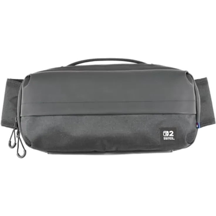 HORI Umhängetasche Adventure Pack (Schwarz) für Nintendo Switch 2, Crossbody-Design, offiziell lizenziert von Nintendo