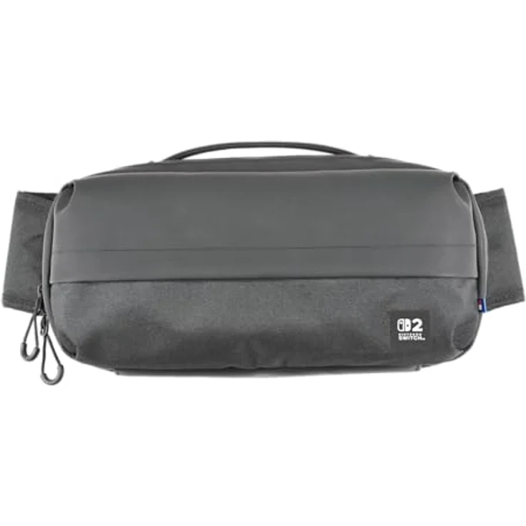 HORI Umhängetasche Adventure Pack (Schwarz) für Nintendo Switch 2, Crossbody-Design, offiziell lizenziert von Nintendo – Bild 1