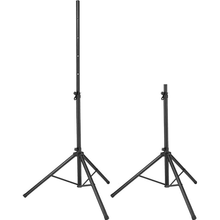 Pronomic SPS-1S Boxenstativ Stahl, Lautsprecherständer mit stabiler Dreibein-Konstruktion, höhenverstellbar von 120-193 cm, max. Belastbarkeit 50 kg, schwarz – Bild 3