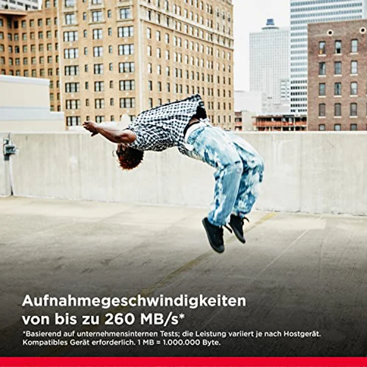 SanDisk Extreme PRO SDHC UHS-II Speicherkarte V90 512 GB (300 MB/s, 8K-, 4K- und Full-HD-Videoaufnahmen, RescuePRO Deluxe, stoßsicher, temperaturbeständig, wasserdicht und röntgensicher) – Bild 3