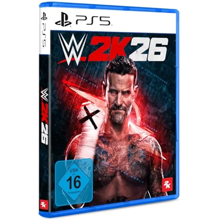 2K WWE 2K26, PS5 Game mit über 400 spielbaren Superstars, CM Punk Showcase und neuen Match-Typen