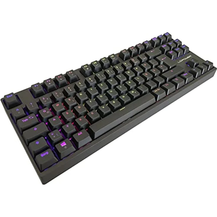 LC-Power LC-KEY-MECH-2-RGB-C-W, Mechanische TKL-Gaming-Tastatur mit Gateron Red Switches, Schwarz – Bild 3