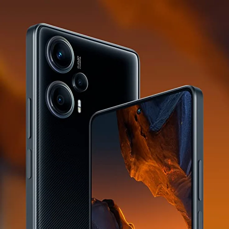 Xiaomi POCO F5 Smartphone+Kopfhörer, 12+256GB Handy ohne Vertrag, 120Hz 6,67'' AMOLED DotDisplay, 64MP OIS Dreifach-Kamera, 5.000 mAh, 67W TurboCharge, Dual-SIM, Black (DE Version) – Bild 3