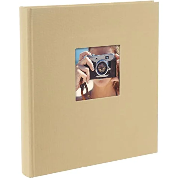 Goldbuch 27 846 Fotoalbum mit Bildausschnitt, Bella Vista Aqua, 30 x 31 cm, 60 Seiten, Fotobuch Leinen Hellblau – Bild 1