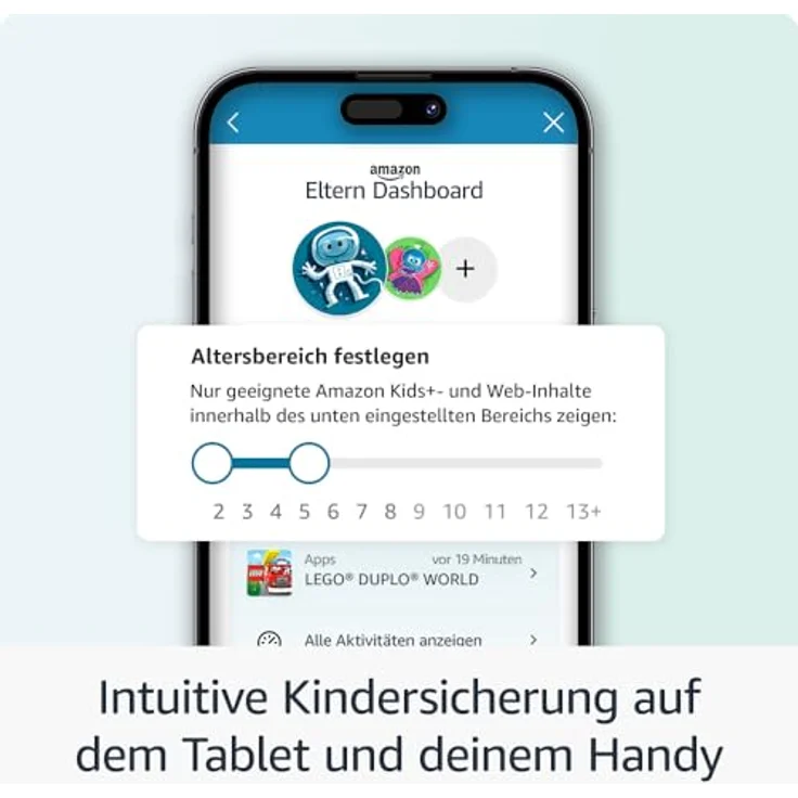 Amazon Fire HD 8 Kids-Tablet (Neueste Generation) für Kinder von 3-7 J. | 3 GB RAM, werbefreie Inhalte, integrierte Kindersicherung, 13 Std. Akkulaufzeit, 32 GB, violett – Bild 4