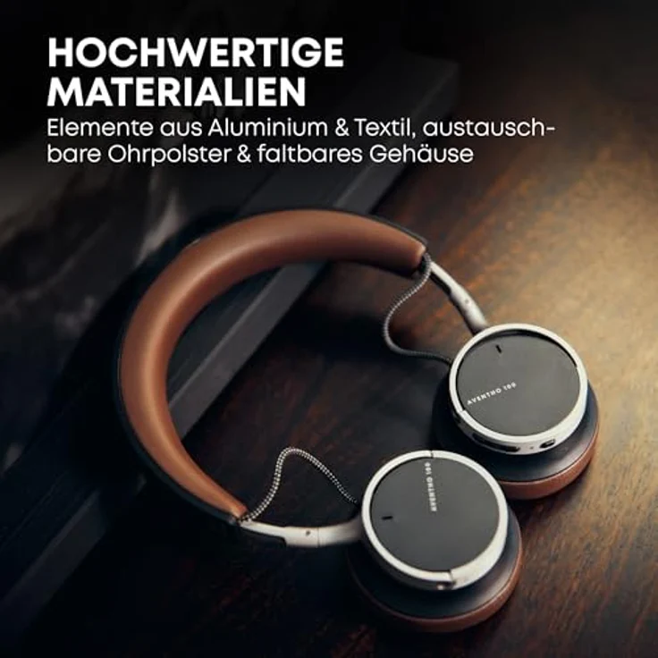 beyerdynamic AVENTHO 100, Wireless On-Ear Kopfhörer mit ANC, bis zu 60 Stunden Akkulaufzeit, schwarz, App-Update verfügbar – Bild 4