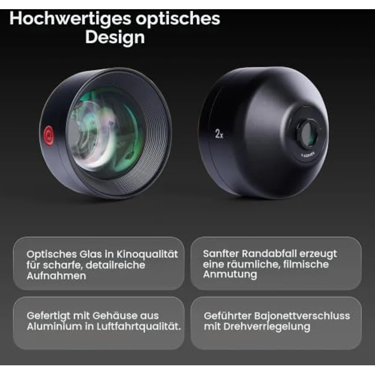 Moment Tele 58mm Mobile Lens II - T-Series, Tele-Objektiv für Smartphone mit natürlicher Tiefenwirkung und 58 mm Brennweite – Bild 9