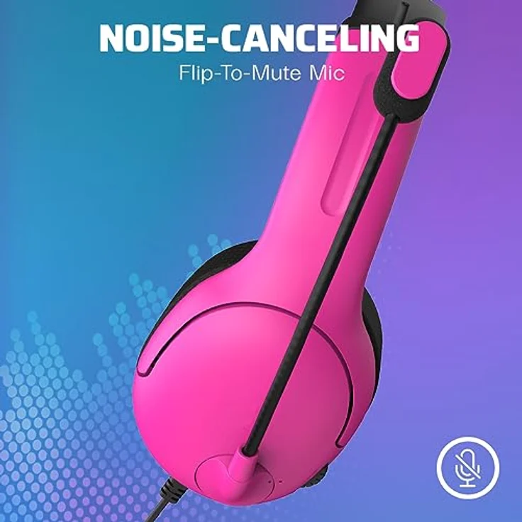 PDP LLC AIRLITE Wired Headset Nebula Pink, Over-ear Gaming-Headset mit 40-mm-Treibern und Geräuschunterdrückungsmikrofon – Bild 4