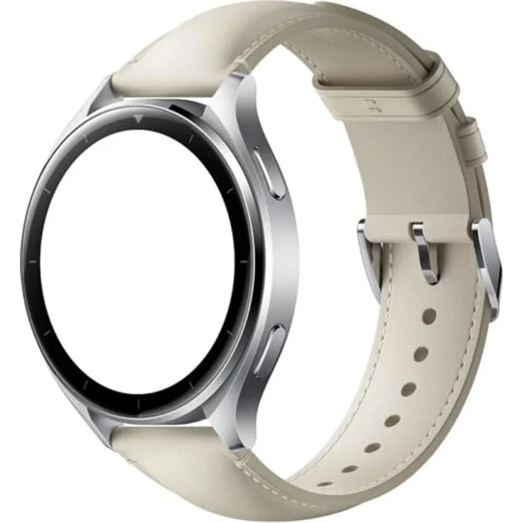 Xiaomi Uhr weißes Lederarmband, Wearable-Zubehör – Bild 2