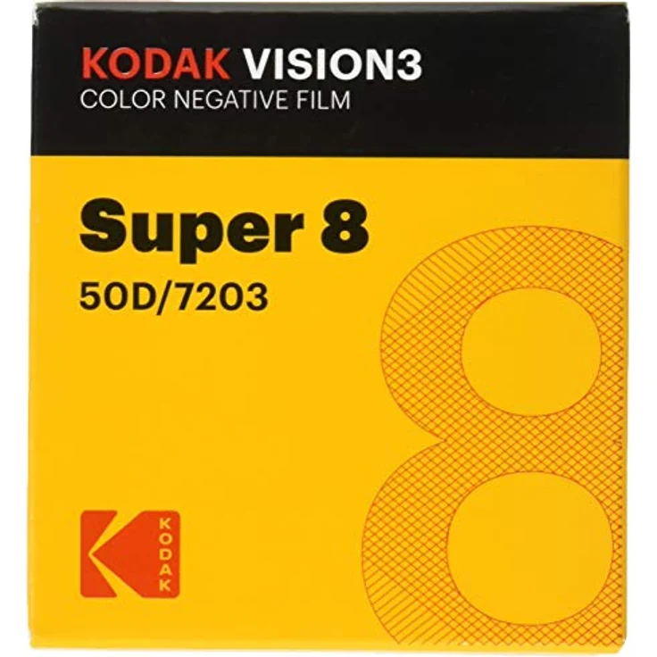 KODAK Vision3 Super 8 mm Farbe Negativ-Film 50D 7203, 1738053, 15,2 m – Bild 1