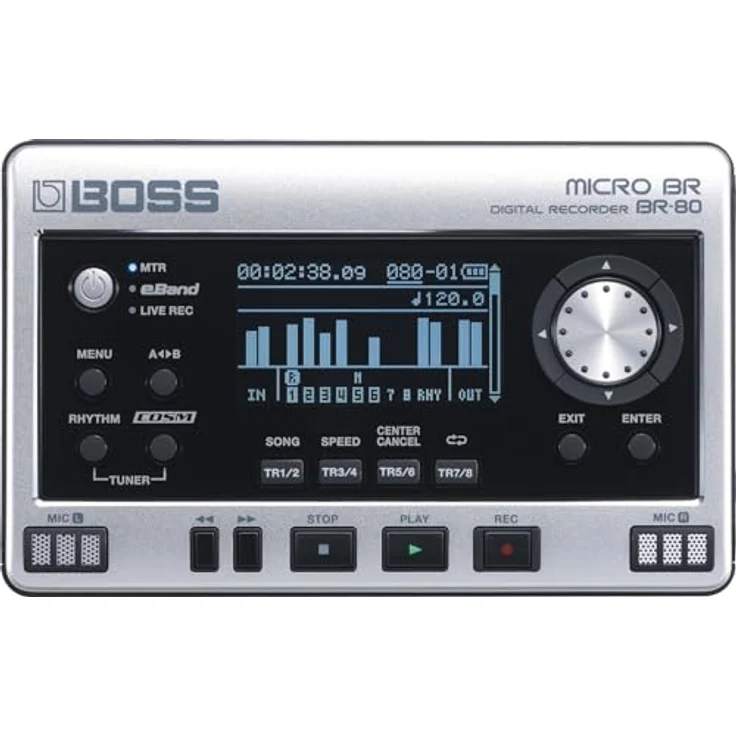 BOSS Field Recorder BR-80 mit SD -Karten (bis zu 32 GB) - Preisvergleich – Bild 8
