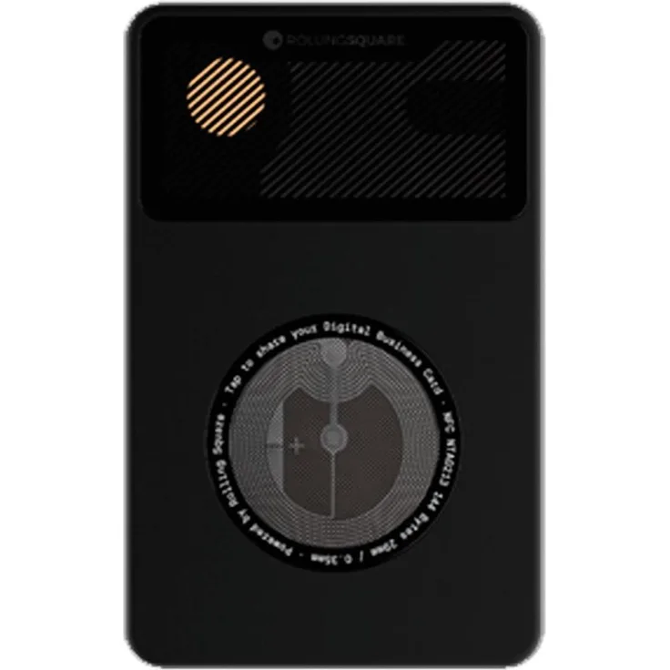 Rolling Square AirCard Tracker, Tracker für Geldbörse und digitale Visitenkarte, Schwarz