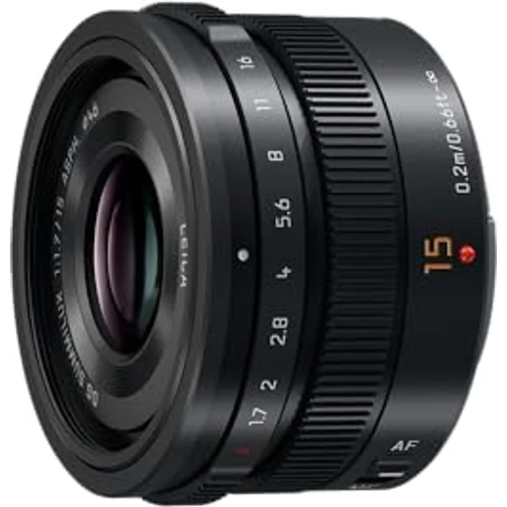 Panasonic Lumix H-X015E9-K Leica DG Summilux 15 mm F1.7 Objektiv, Micro Four Thirds, Blendenring, Nano-Oberflächenbeschichtung, ideal für Video, Schwarz – Bild 4