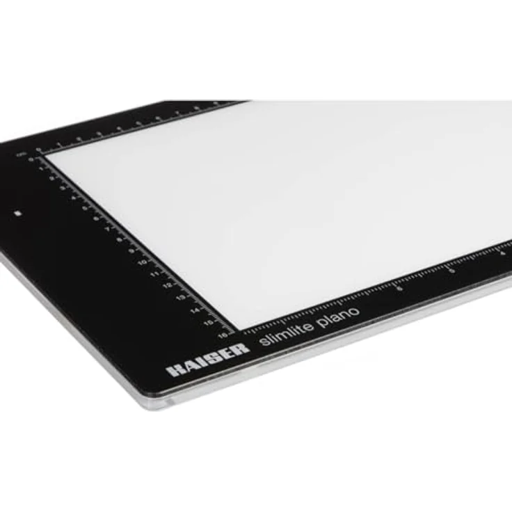 Kaiser Fototechnik 2453 LED-Leuchtplatte''slimlite plano'', 5000K, dimmbar, Netz- und Akkubetrieb, Leuchtfläche 22 x 16 cm schwarz - Preisvergleich – Bild 5