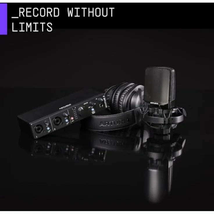 Arturia MiniFuse Recording Pack Black, USB-Audio Interface mit CM1 und EF1 – Bild 5