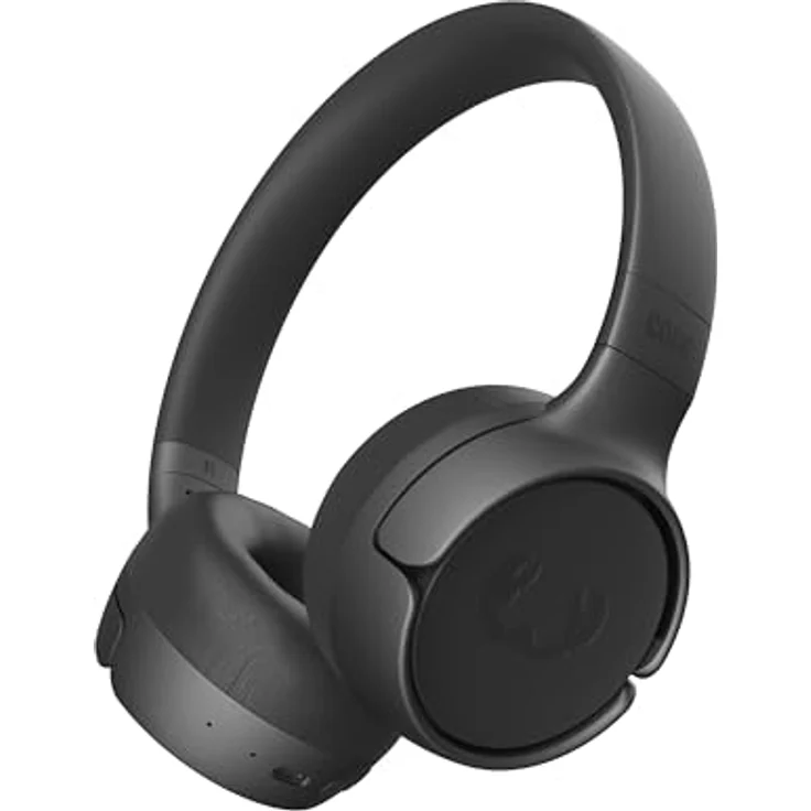 Fresh 'n Rebel Code Fuse, Bluetooth-Kopfhörer on-Ear, kabellos, 30 Stunden Spielzeit, mit Mikrofon und Sprachassistent, Lautstärkeregler und Wiedergabe/Pause-Tasten, faltbar (Storm Grey) – Bild 1