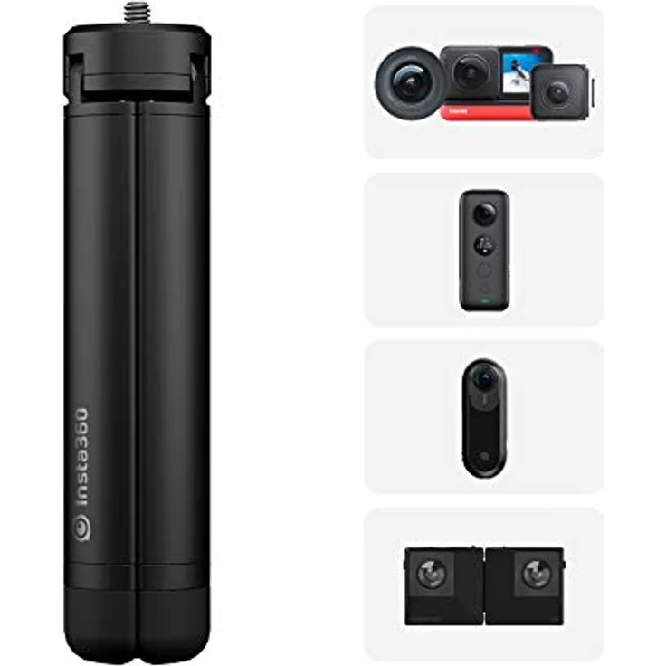 Insta360 Allzweck-Stativ mit 1/4" Befestigungsschraube, ausfahrbaren Beinen, kompatibel mit GO 3/Flow/X3/ONE RS/ONE X2/ONE X/GO 2/ONE R/ONE – Bild 3