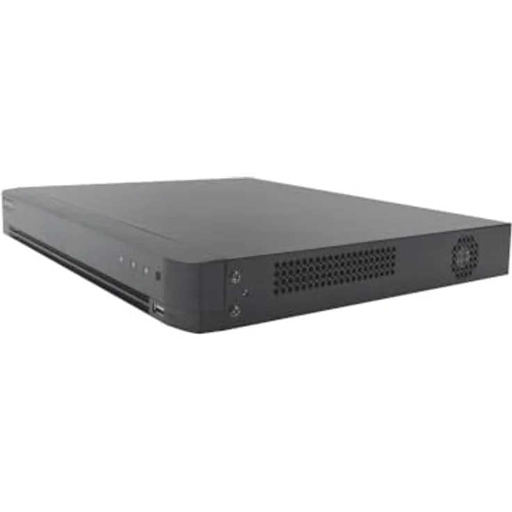 Hikvision Gravador DVR Pro AcuSense iDS-7232HQHI-M2/XT, 32 Kanäle, 4CH, bidirektionales Audio, Gesichtserkennung, schwarz – Bild 2