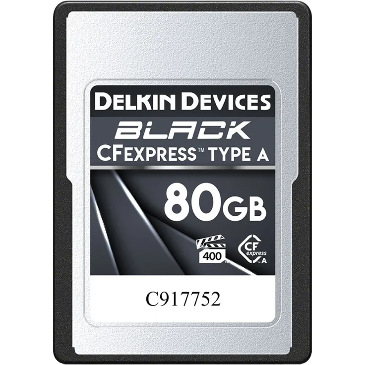 Delkin Black Cfexpress (CFexpress Typ A, 80 GB), Speicherkarte