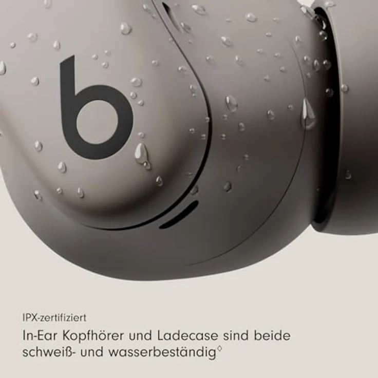Beats Powerbeats Fit, kabellose In-Ear-Kopfhörer mit ANC, bis zu 30h Akkulaufzeit, spritzwasserfest, Grau – Bild 7