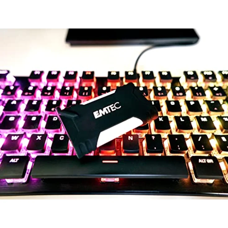 Emtec - Externe SSD X210G Portable Gaming 500 GB, 500 GB - ECSSD500GX210G - USB-C 3.2 Gen2 - bis zu 1100 MB/s - 3D NAND Flash - Speicherung von Dokumenten, Musik, HD-Videos – Bild 5