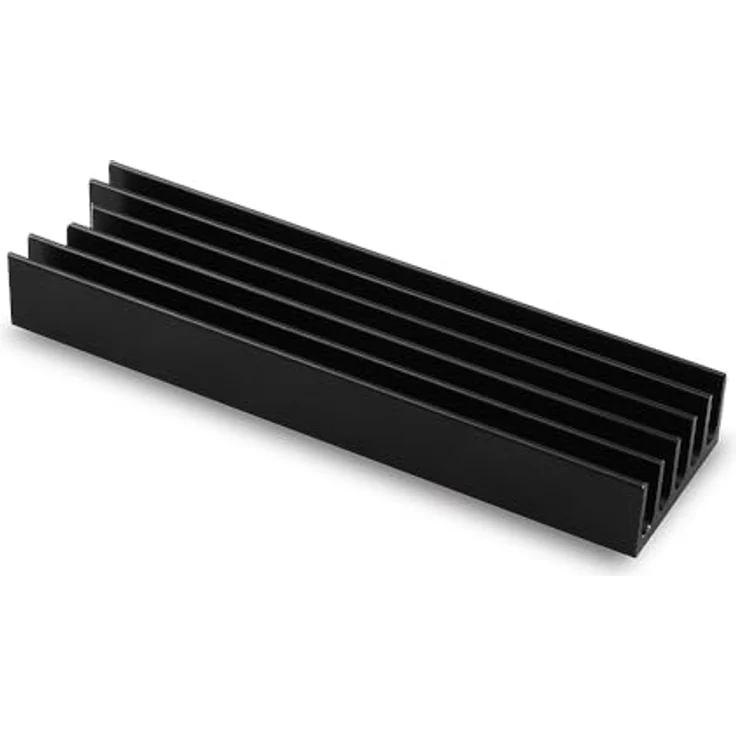 AXAGON CLR-M2L10, Passiver M.2 SSD-Kühler aus Aluminium mit Thermalpads, 10 mm Höhe – Bild 1
