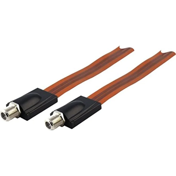 SCHWAIGER KFF44 531 Koaxialkabel, 0,44 m, F-Stecker auf F-Stecker, schwarz