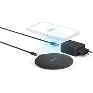 Bild für Hama Induktions-Ladegerät 2000mA QI-FC15 Metal 00201687 Schwarz