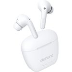 Defunc True Audio In-Ear True Wireless Ohrhörer, geringe Latenz, Bluetooth 5.3 Dual Kopfhörer, 30 Min. Schnellladekoffer, Touch-Steuerung, IPX4 wasserdicht & 3 Ohrstöpsel-Größen, Weiß