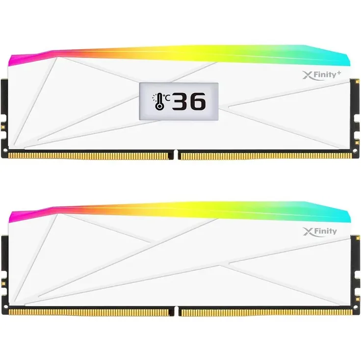 V-Color Manta XFinity+ aRGB DDR5-8000 RAM, 32 GB Dual-Kit (2 x 16 GB), CL40, weiß, AMD EXPO Support