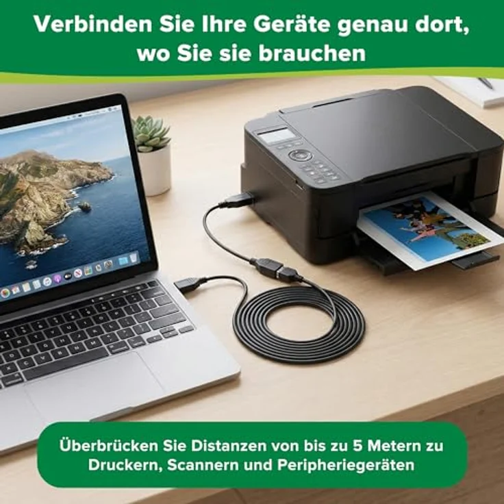 InLine USB 2.0 Verlängerung, St/Bu Typ A, schwarz, 5m (34605B) – Bild 5