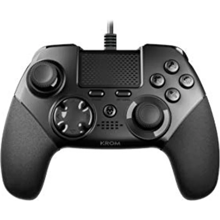 KROM KAISER Kabelgebundenes Gamepad, Wettkampfcontroller mit analogem Joystick, konfigurierbaren hinteren Sticks, kompatibel mit PC, PS3 und PS4 – Bild 1