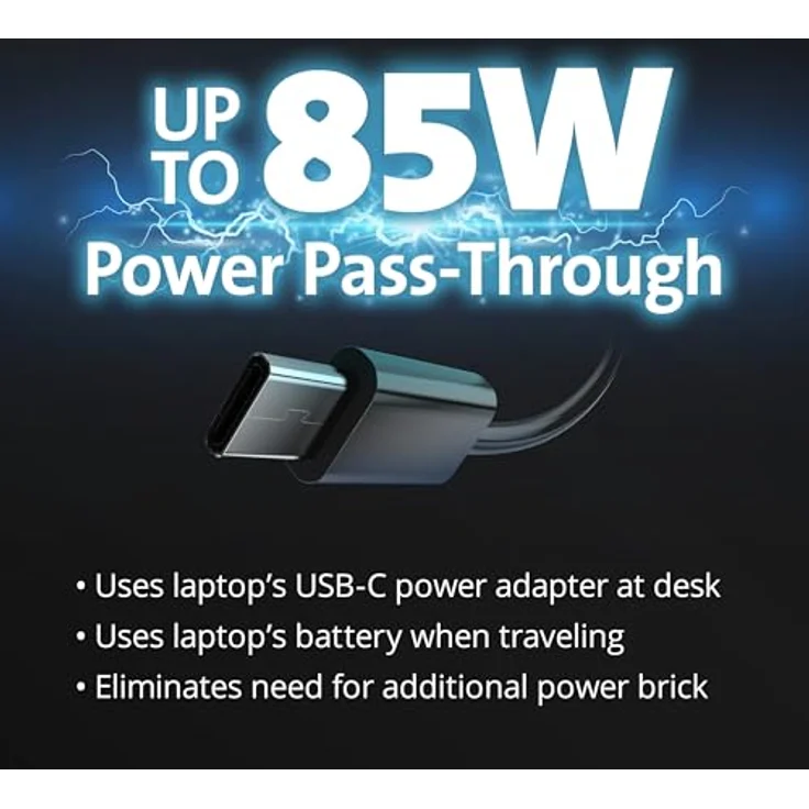 Kensington UH1500P Dockingstation - USB-C 85W - 10,100,1000 Mbit/s - Schwarz – Bild 7