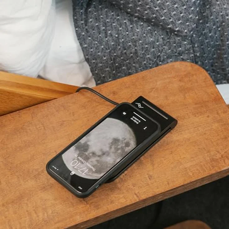 Peak Design Mobile Wireless Charging Stand V2, Qi2-zertifizierter 15 W Wireless Charger mit flexiblem Betrachtungswinkel, schwarz – Bild 8