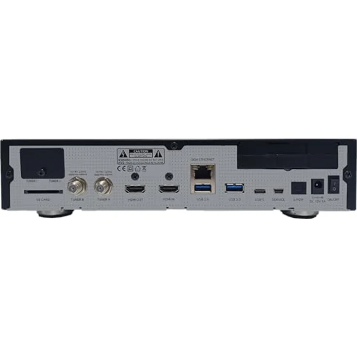GigaBlue UHD Quad 4K Pro PVR-Receiver, Bluetooth 5.4, 2X FBC DVB-S2 Tuner, Gigabit-LAN – Bild 2
