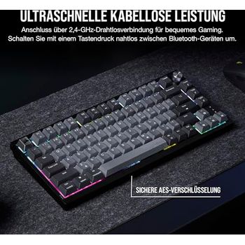 CORSAIR K65 Plus Wireless 75% RGB Hot-Swap-Fähige: Tests, Infos 