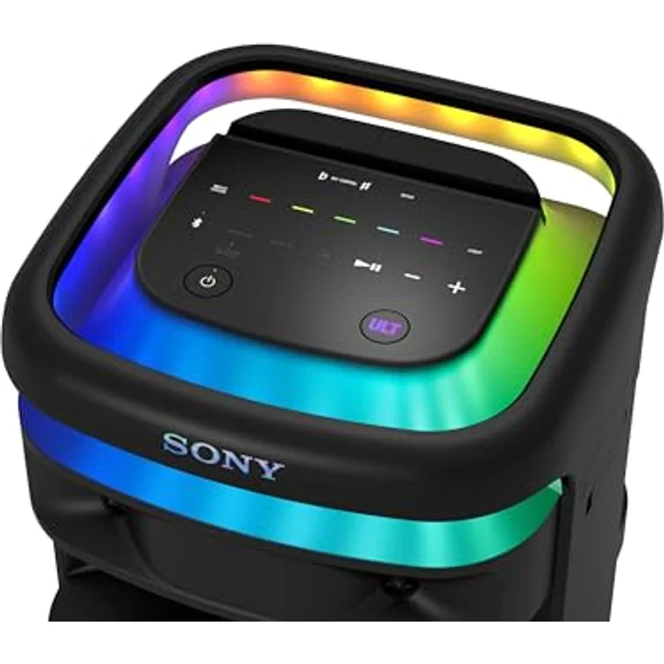 Sony ULT Tower 10 (Netzbetrieb) Bluetooth Lautsprecher, Schwarz, mit X-Balanced Speaker Unit und Partylichtern – Bild 16